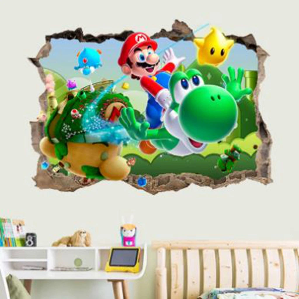 3D Cartoon Vinyl Wall Stickers — Kids Room & Nursery Decoration