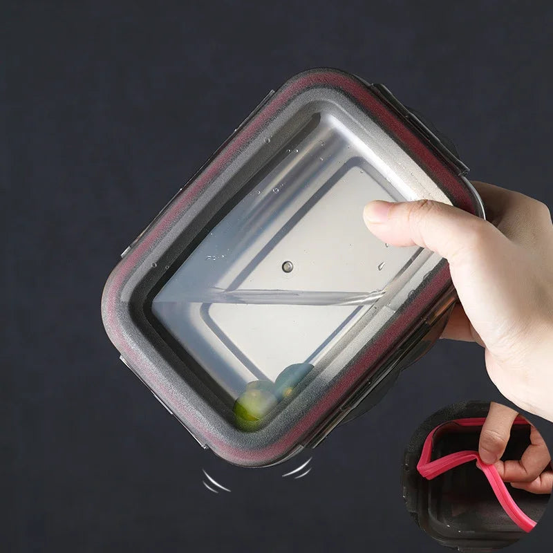 Stainless Steel Bento Lunch Box — Leakproof, Fridge & Microwave Safe