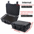 Waterproof Hard Carry Case with Pre-cut Sponge – Shockproof Safety Tool & Equipment Organizer