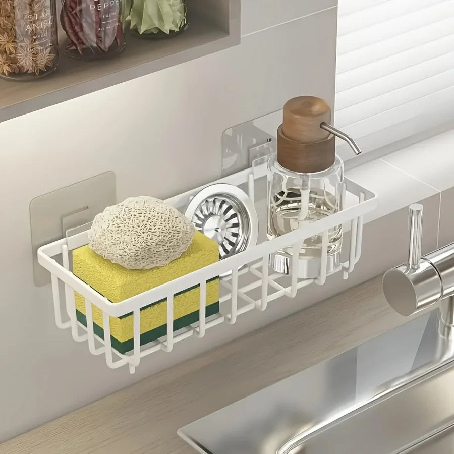 No-Drill Kitchen Sink Organizer