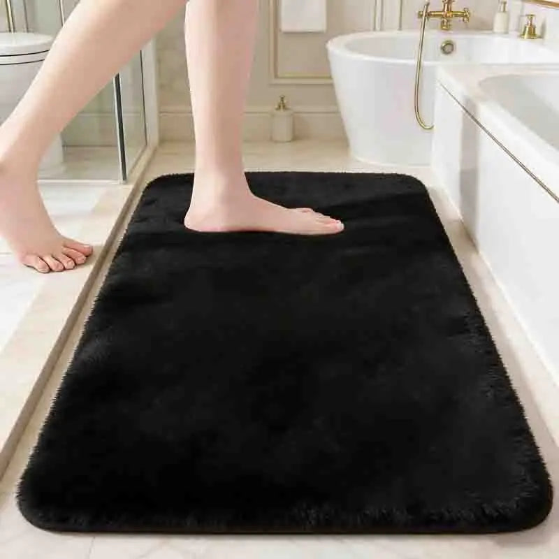 Coral Velvet Quick-Dry Door Mat — Non-Slip, Absorbent Bathroom Floor Mat
