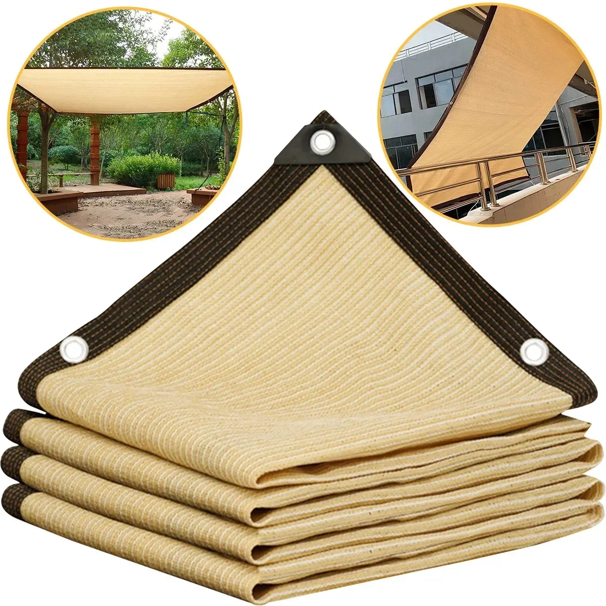 HDPE Shade Net – 85–90% UV Protection Sunscreen Mesh 2×2m to 4×6m