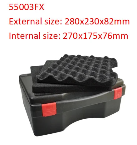 Multifunctional Plastic Hardware Toolbox – Portable Instrument & Equipment Storage Case