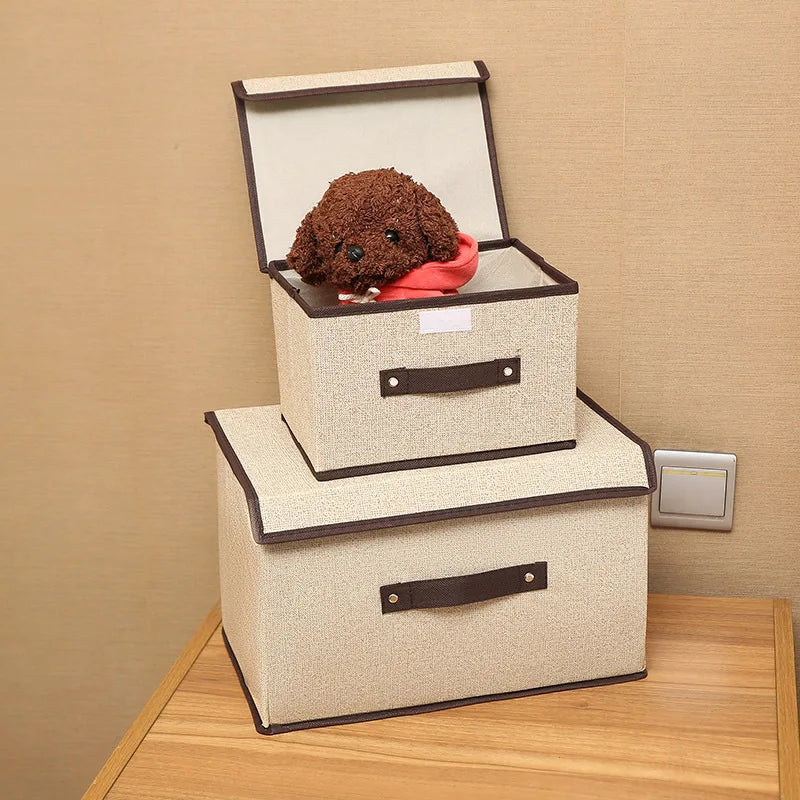 Foldable Storage Box — Dustproof Organizer