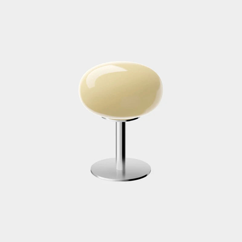 Macaron Glass Bedside Table Lamp — Trichromatic Dimming, Eye Protection