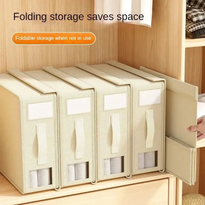 Non-Woven Bed Sheet & Blanket Storage Box with Lid
