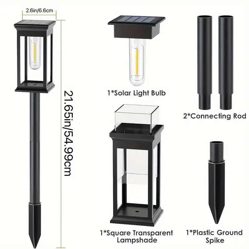 ZTree Solar Pathway Lights – IP65 Outdoor Garden & Lawn Stake Lamps