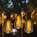 ST38 Globe Outdoor LED String Lights — Waterproof, Warm White