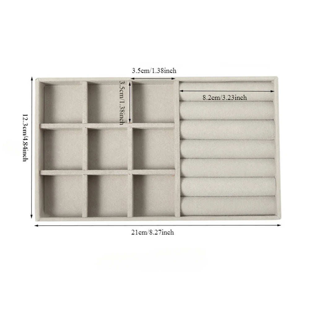 Velvet Jewelry Display Tray