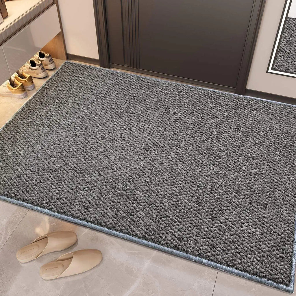 Non-Slip Washable Door Mat – Quick-Dry 3D Loop Pile Entryway Rug 40–80cm