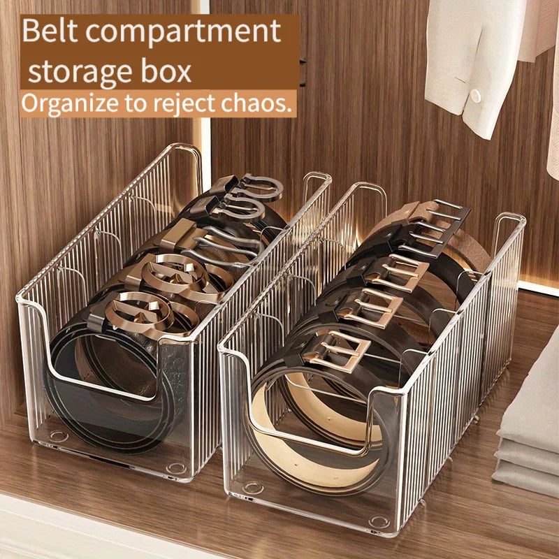 5-Grid Belt & Tie Organizer Box