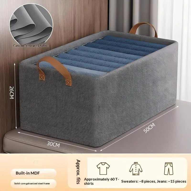 Stackable Fabric Storage Box — Wardrobe Organizer