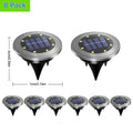 AMARYLLIS Solar Pathway In-Ground Lights – 8 LED Waterproof Outdoor Garden & Driveway Stake Lamps (8 pcs)