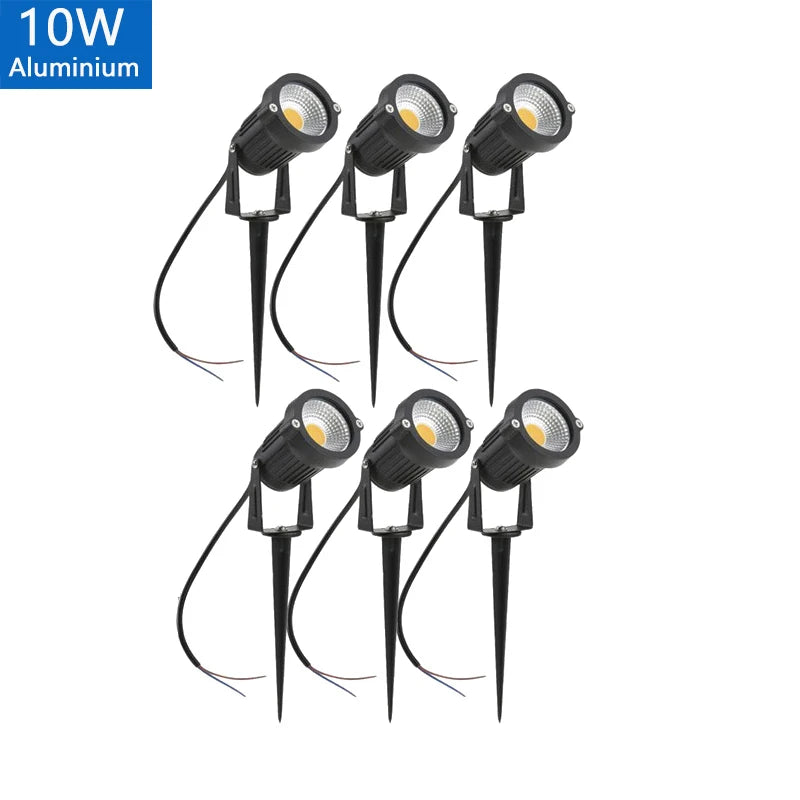 Zhengde LED Spike Lawn Lamp – 5W–20W IP65 Landscape Spotlight AC/DC