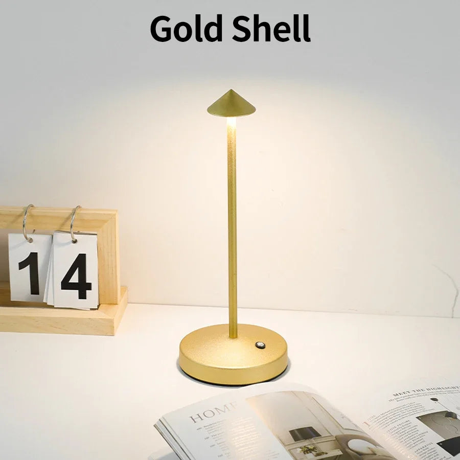 Cordless LED Table Lamp — Touch Dimming, 3 Colour Temperatures