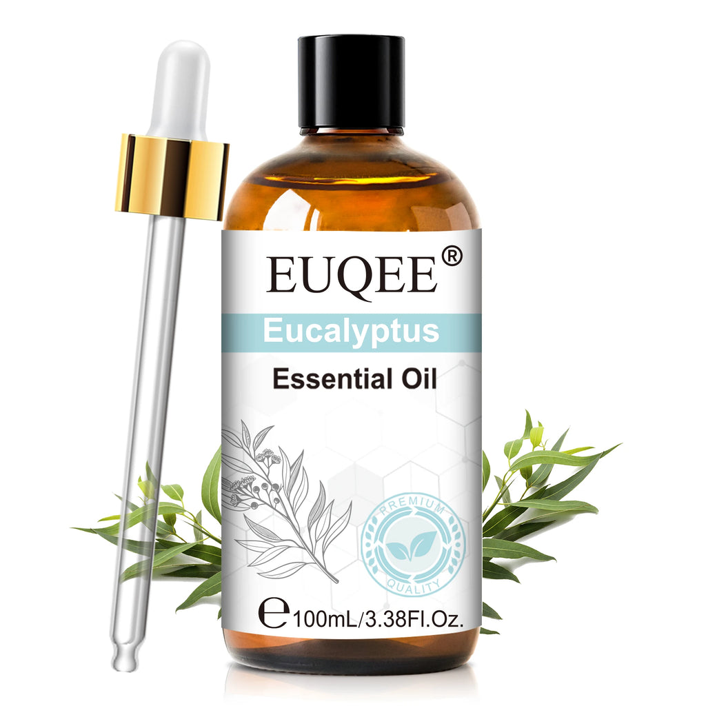 EUQEE 100ml Pure Essential Oil — Vanilla, Lavender, Cinnamon or Lemon — Diffuser & Candle Making