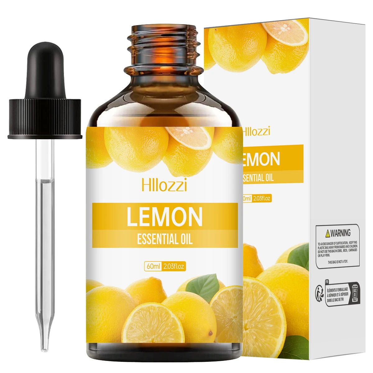 Lemon Pure Essential Oil — 30ml, 60ml or 100ml — Aromatherapy, Hair & Body Care