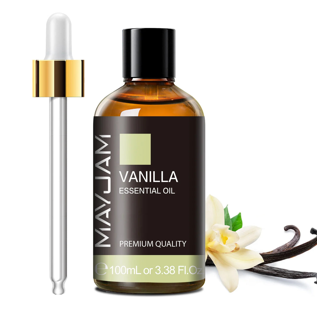 MAYJAM 100ml Pure Plant Essential Oil — Mint, Bergamot, Patchouli, Lemongrass & More