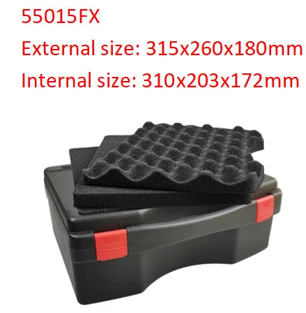 Multifunctional Plastic Hardware Toolbox – Portable Instrument & Equipment Storage Case