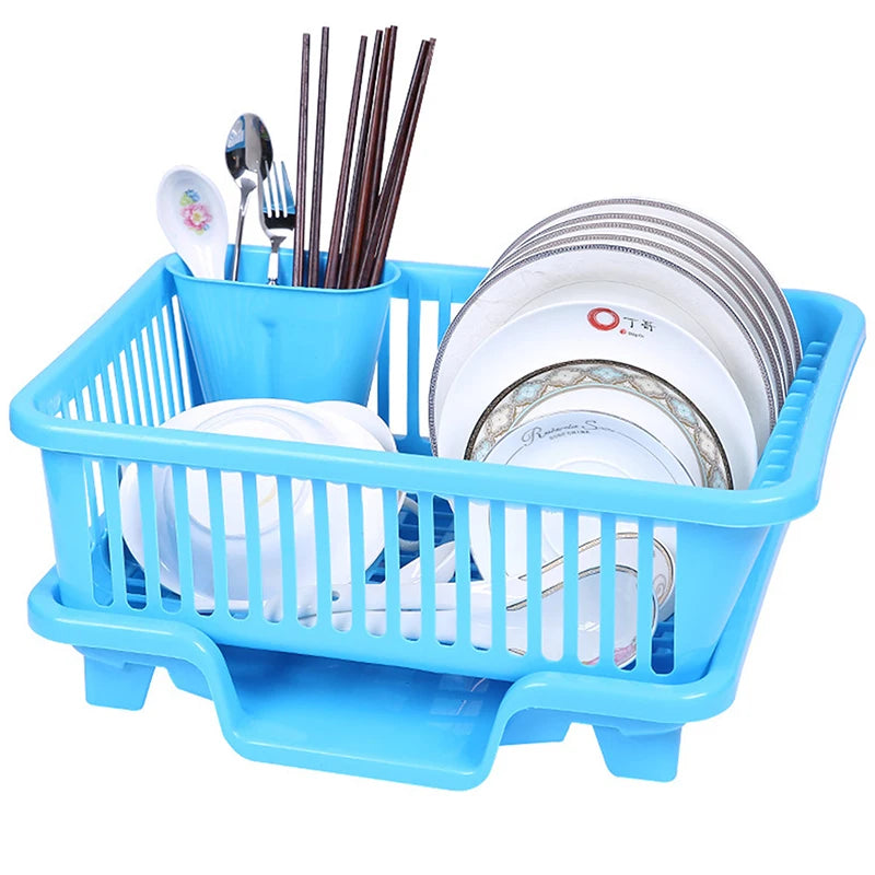 Countertop Dish Drying Rack with Drainer Board