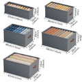 Open-Top Oxford Fabric Storage Box — Bedroom Organizer