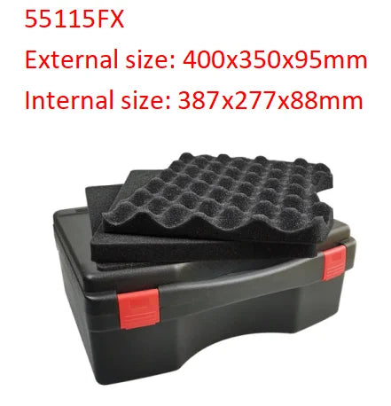 Multifunctional Plastic Hardware Toolbox – Portable Instrument & Equipment Storage Case