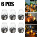 Solar Powered Flameless LED Candle Lamp — Outdoor Waterproof Night Light
