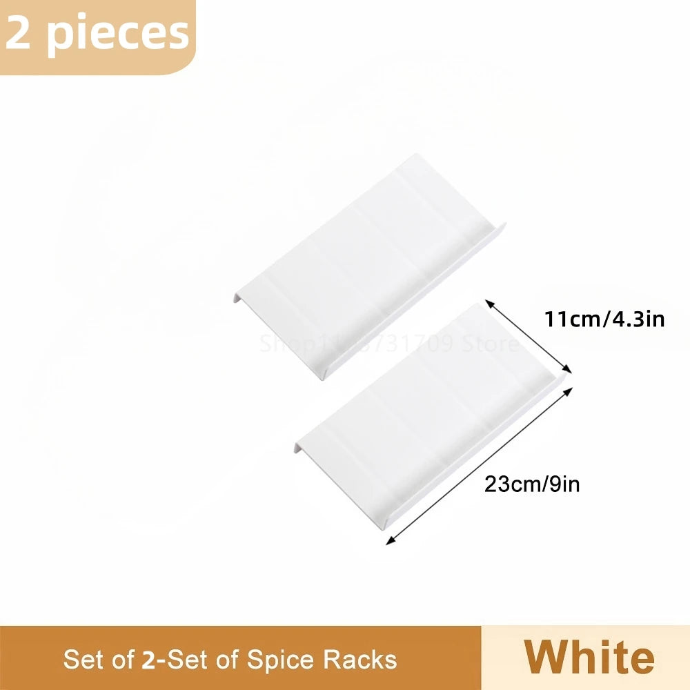 4-Layer Drawer Spice Rack Organizer — Stepped Design, Combinable