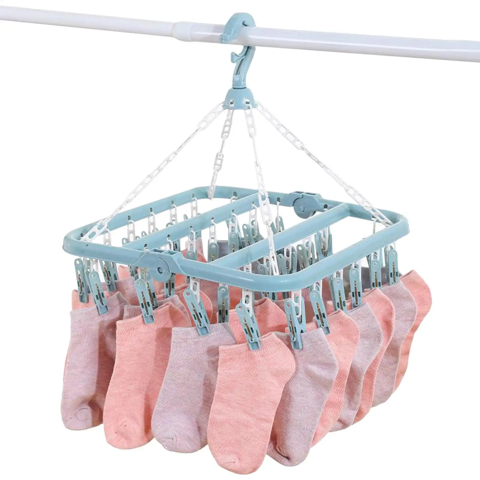 32-Clip Swivel Laundry Hanger