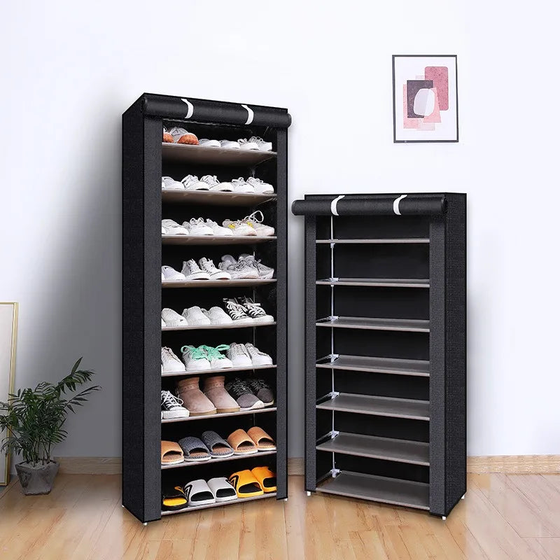 Dustproof Non-Woven Shoe Cabinet — 6, 8 or 10 Layers