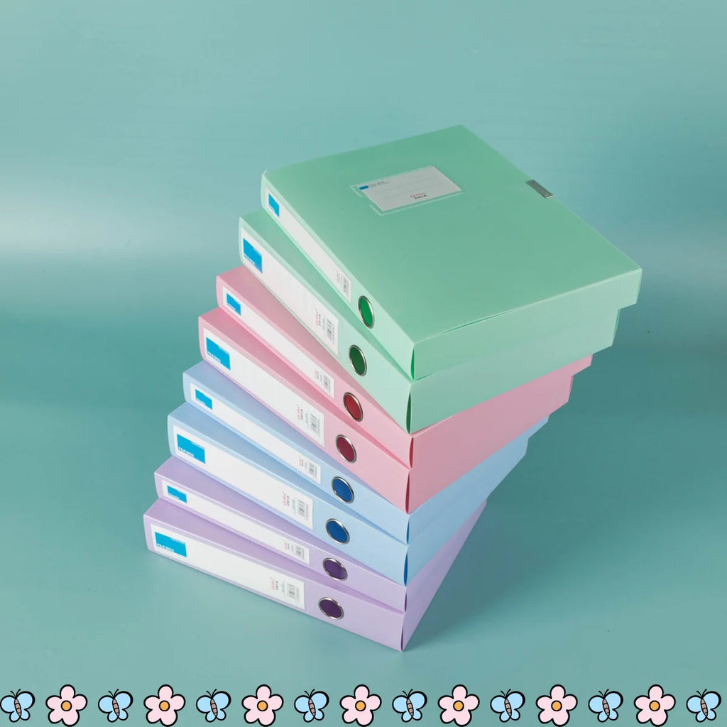 Thickened A4 Document Storage Boxes — Set of 10