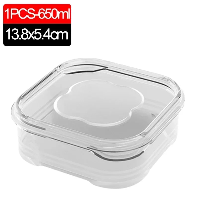 Small Food Fresh-Keeping Boxes — Transparent, Freezer Safe, Set Options