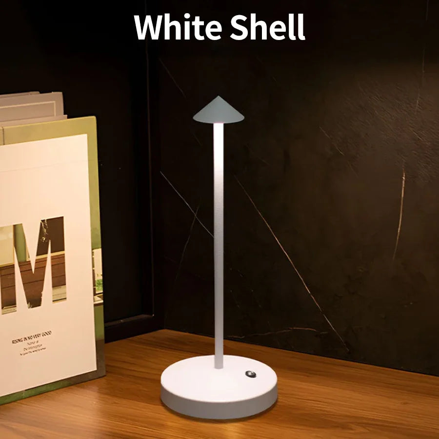 Cordless LED Table Lamp — Touch Dimming, 3 Colour Temperatures