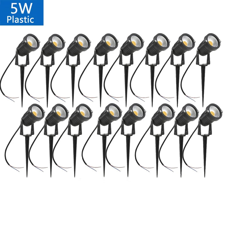 Zhengde LED Spike Lawn Lamp – 5W–20W IP65 Landscape Spotlight AC/DC