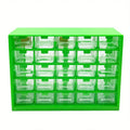 25-Drawer Wall-Mounted Parts Storage Box – ABS Plastic Screw & Component Organizer