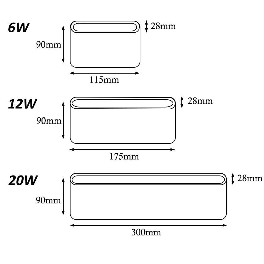 IP65 Outdoor & Indoor LED Wall Light — Porch, Garden & Living Room