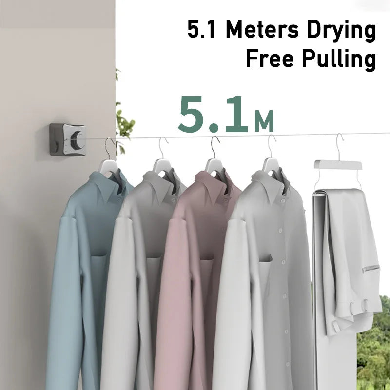 Retractable Clothesline Wall Mount