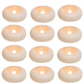 Floating Flameless LED Tealights — Waterproof, Pack of 12 or 24