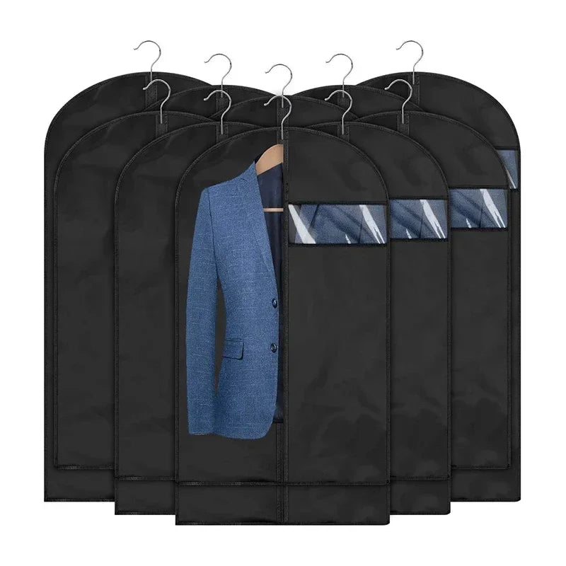 PEVA Waterproof Garment Bags with Window — Pack of 5