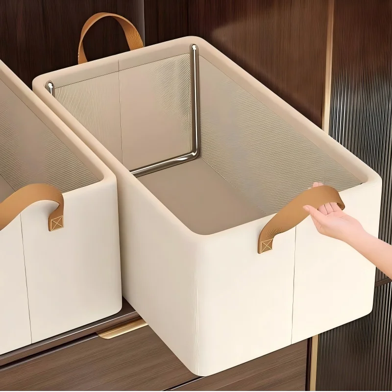 Stackable Fabric Storage Box — Wardrobe Organizer