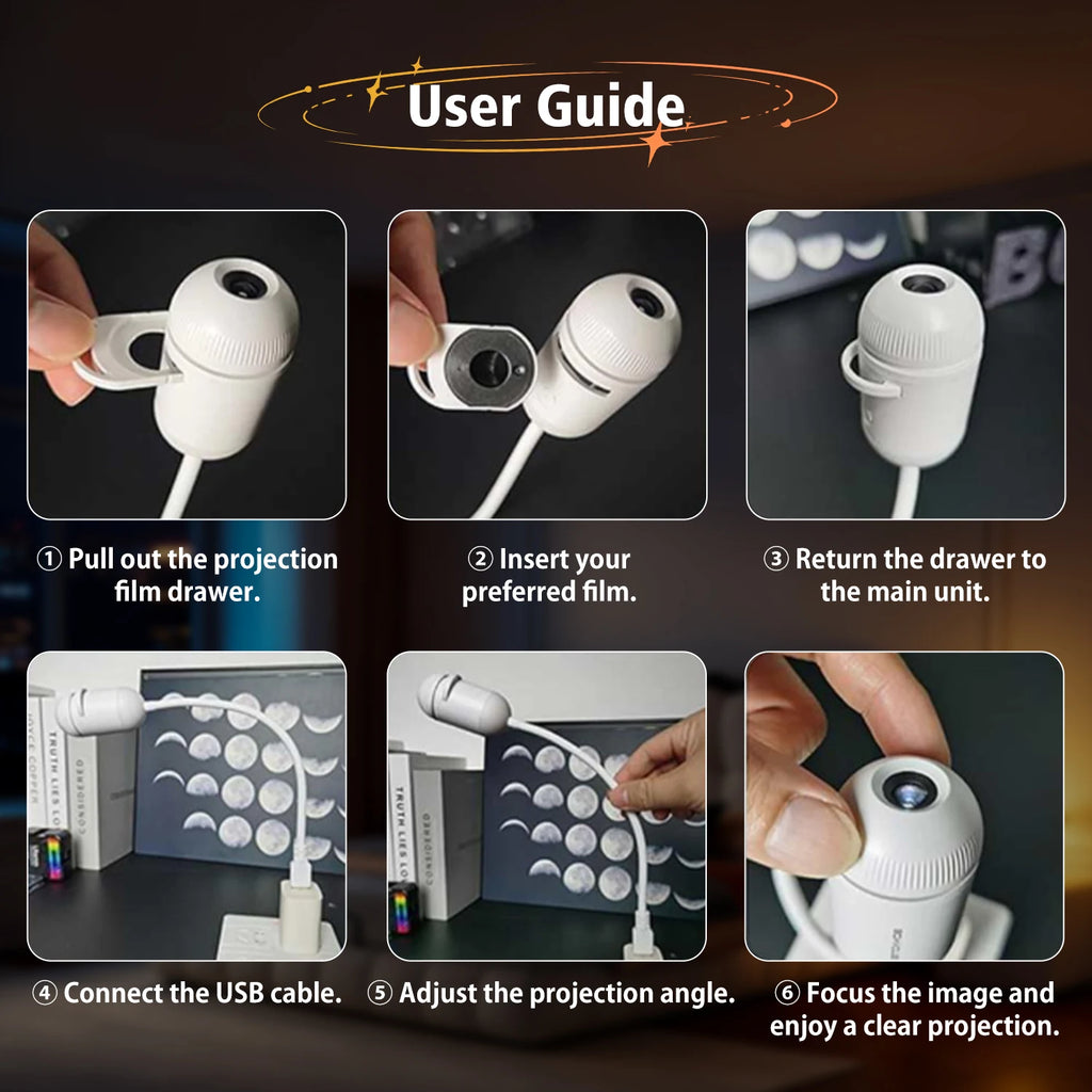 2-in-1 USB Ambient Light — Reading & Atmosphere, Flexible Gooseneck