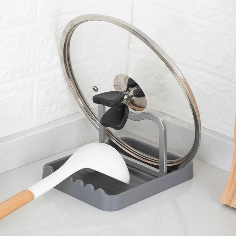 Spatula & Spoon Rest Draining Rack — Worktop Organiser
