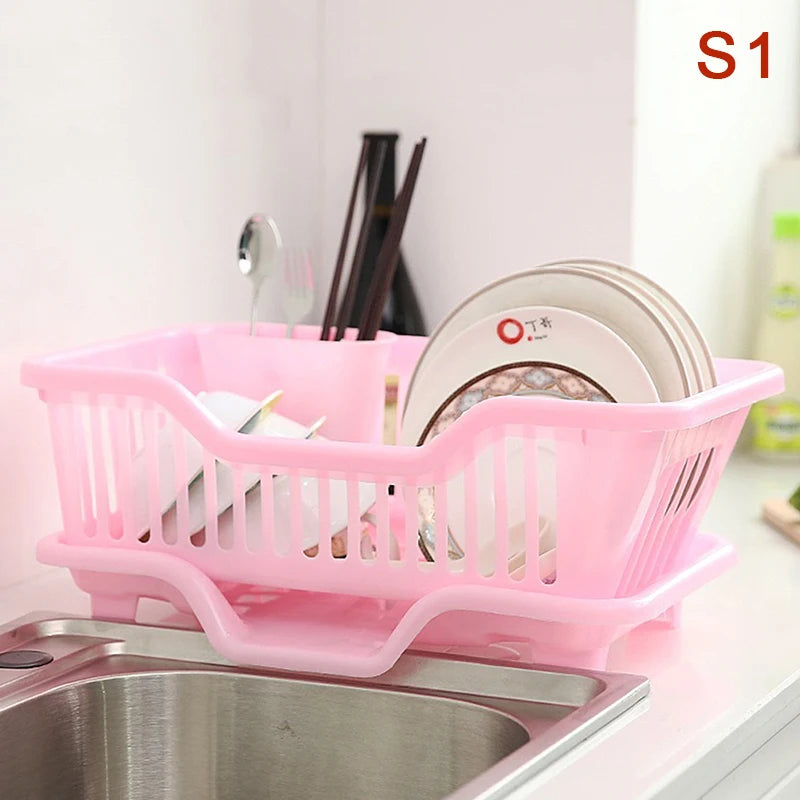 Countertop Dish Drying Rack with Drainer Board