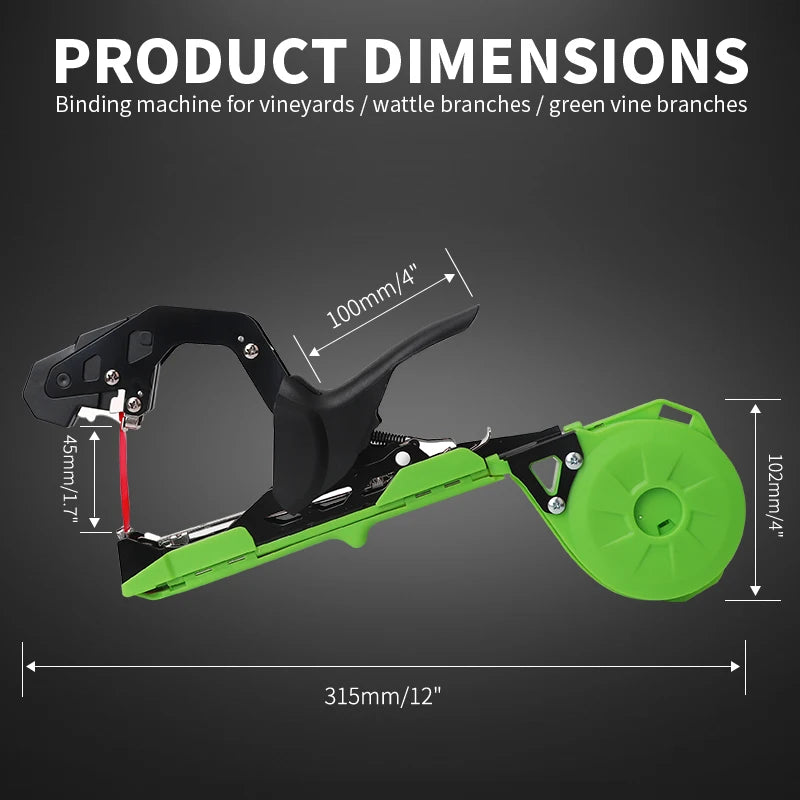 Onnfang Garden Hand Tying Machine – Lightweight Plant Tape Tool for Vegetables, Grapes & Tomatoes