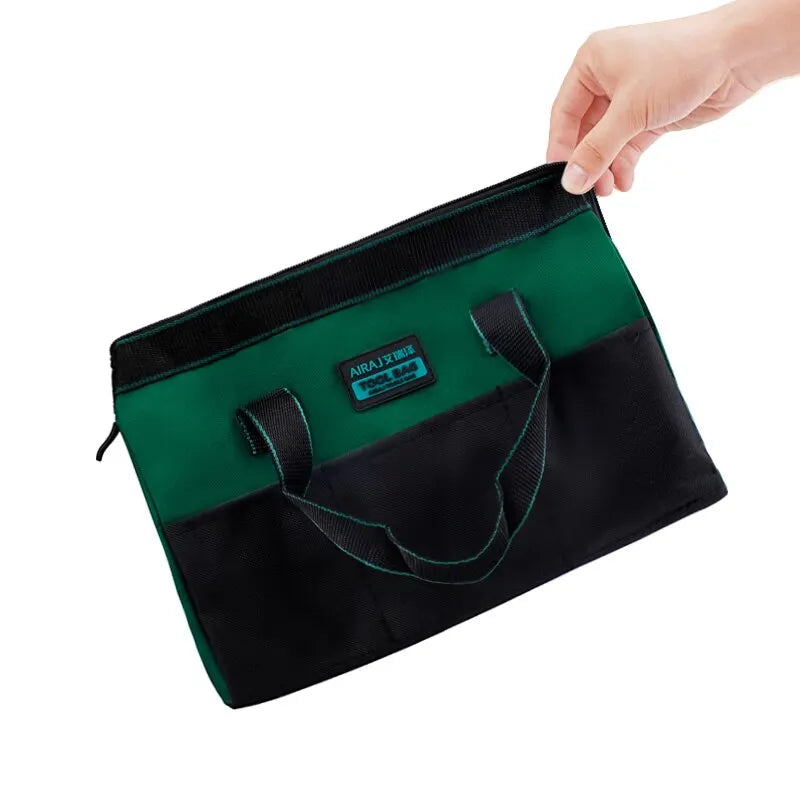 AIRAJ 13-Inch Oxford Tool Bag – Waterproof Multifunctional Storage Bag for Electricians & Woodworkers