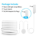 COB Neon Silicone LED Strip Light — Touch & Gesture Control, Dimmable