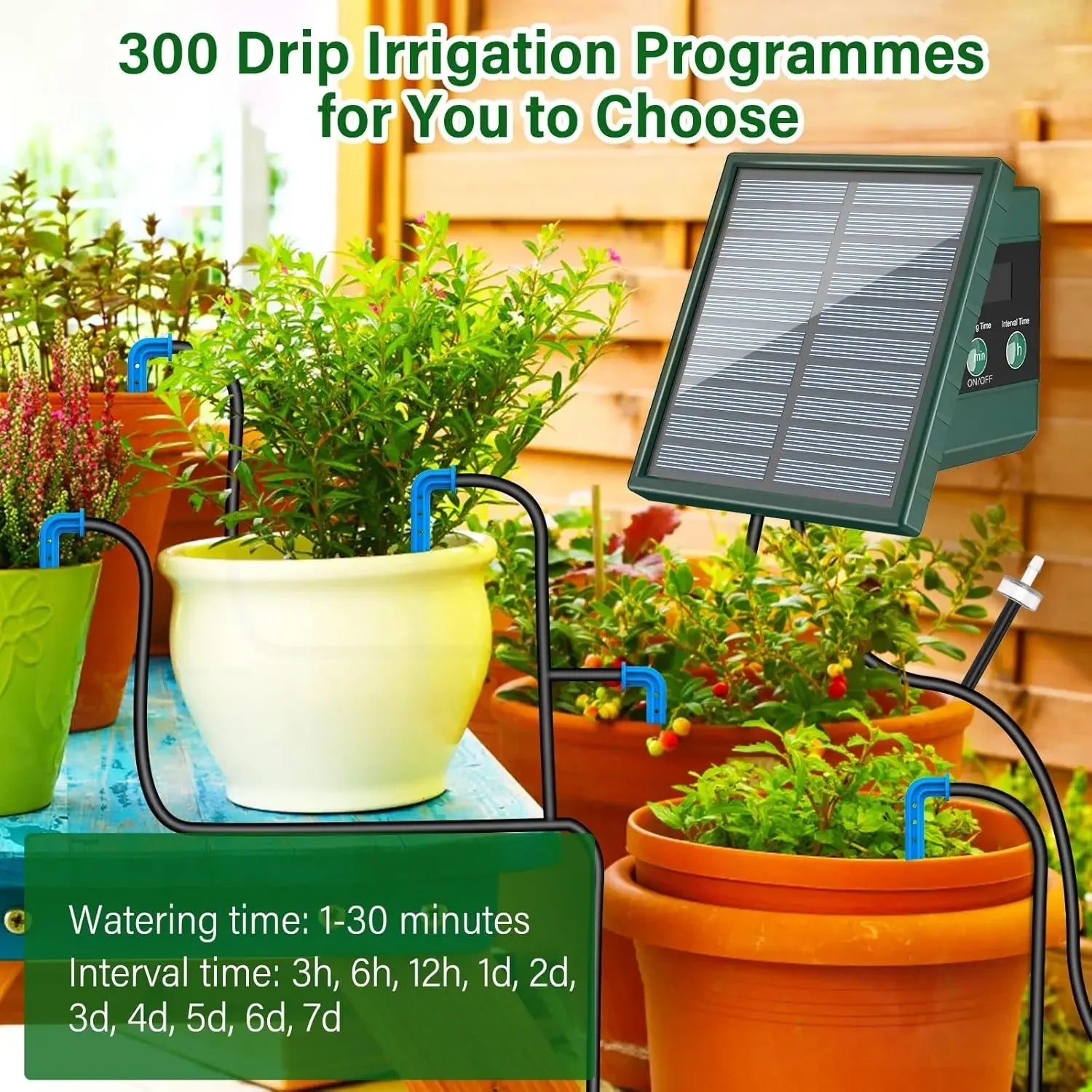 DIY Solar Drip Irrigation Kit – Automatic Garden Watering System for Balcony & Outdoor (Up to 10 Plants)