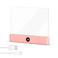 LED Flat Panel Reading Light — USB Rechargeable, Timer & Dimming