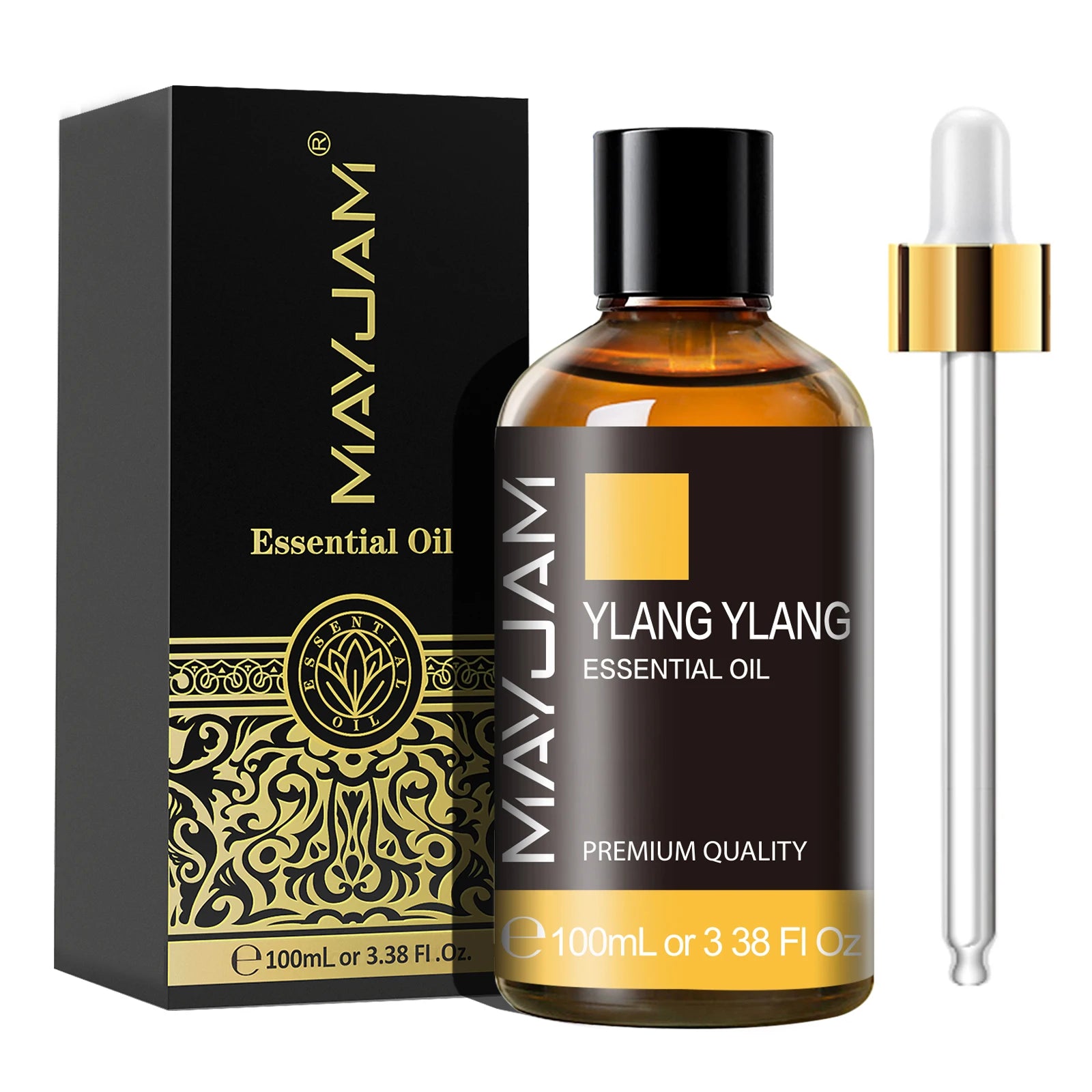MAYJAM 100ml Pure Plant Essential Oil — Mint, Bergamot, Patchouli, Lemongrass & More