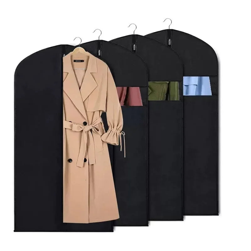 PEVA Waterproof Garment Bags with Window — Pack of 5